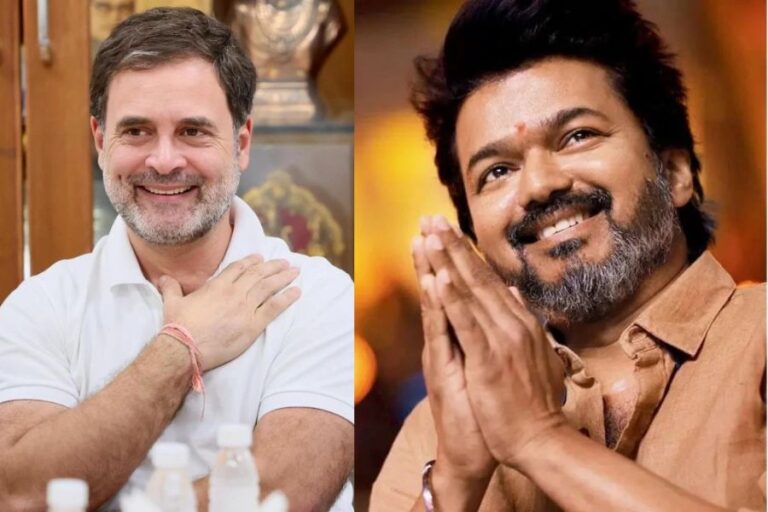 Vijay Congratulates Rahul Gandhi on Being Elected Leader of Opposition