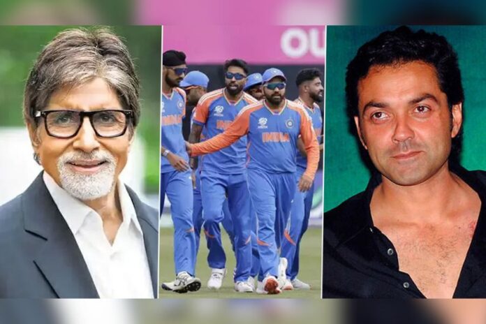 Amitabh Bachchan to Bobby Deol: Celebrities Celebrate Team India's Thrilling T20 World Cup Win Over Pakistan