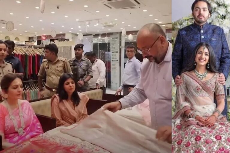 Nita Ambani’s Banarasi Sari Splurge for Anant Ambani-Radhika Merchant Wedding