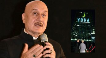 Anupam Kher Celebrates Yoga Day