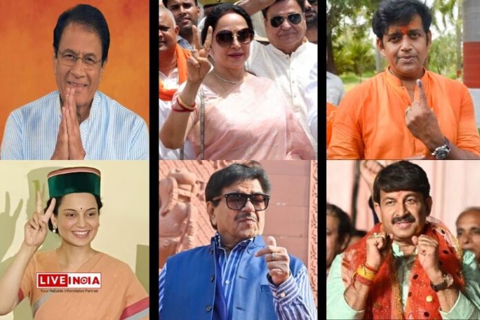 Celebrity Triumphs in Lok Sabha Elections 2024: A Dramatic Retrospect