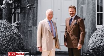 David Beckham Discusses Beekeeping with King Charles