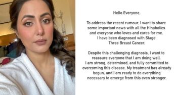 Hina Khan Battles Stage 3 Breast Cancer with Strength