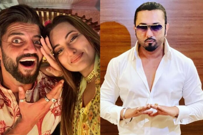 Honey Singh Sends Warm Wishes to Sonakshi Sinha and Zaheer Iqbal