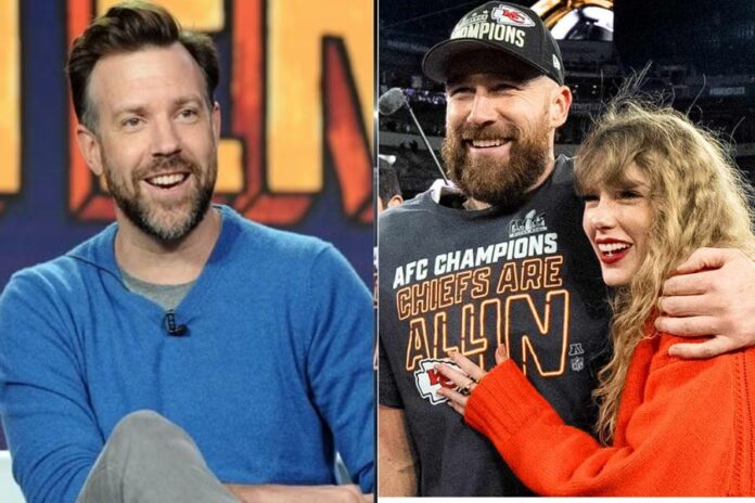 Jason Sudeikis Jokes About Travis Kelce Marrying Taylor Swift