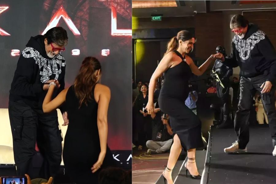 Big B's Sweet Gesture for Expectant Deepika Padukone at 'Kalki 2898 AD' Event
