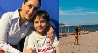 Kareena Kapoor and Son Taimur Ali Khan Enjoy a Sunny Day on UK Beach