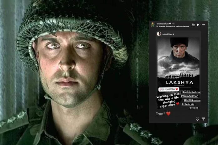 Hrithik Roshan's 'Lakshya' Returns to Theatres