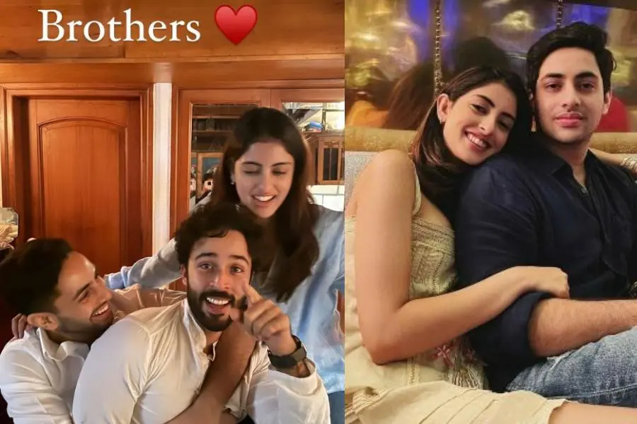 Navya Naveli Charms Fans with Adorable Pic with Brother Agastya Nanda