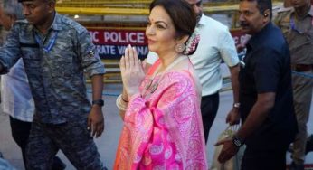 Nita Ambani Offers First Wedding Invite for Anant Ambani and Radhika Merchant at Kashi Vishwanath Temple