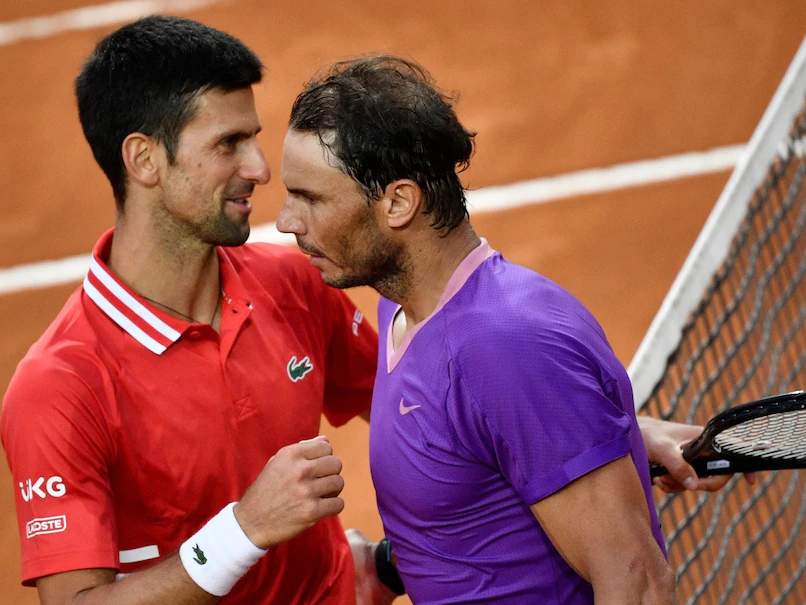 Rafael Nadal and Novak Djokovic