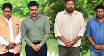 Ram Charan and S Shankar Honor Ramoji Rao on ‘Game Changer’ Set