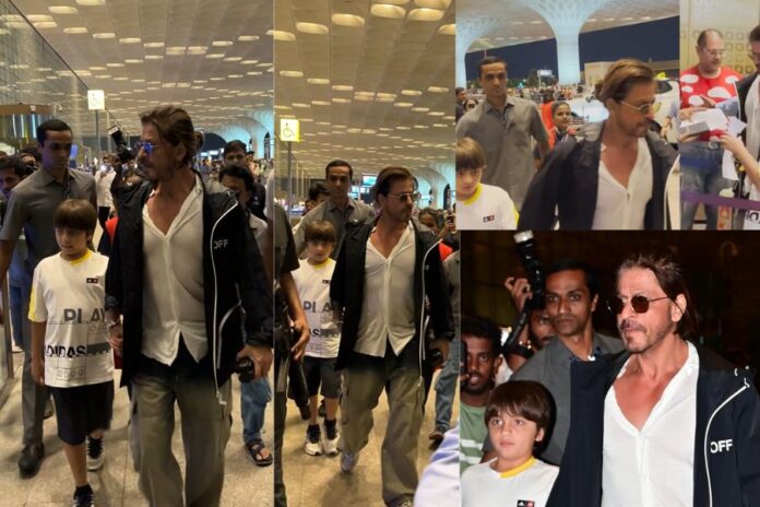 Airport Diaries: SRK and Son AbRam Melt Hearts