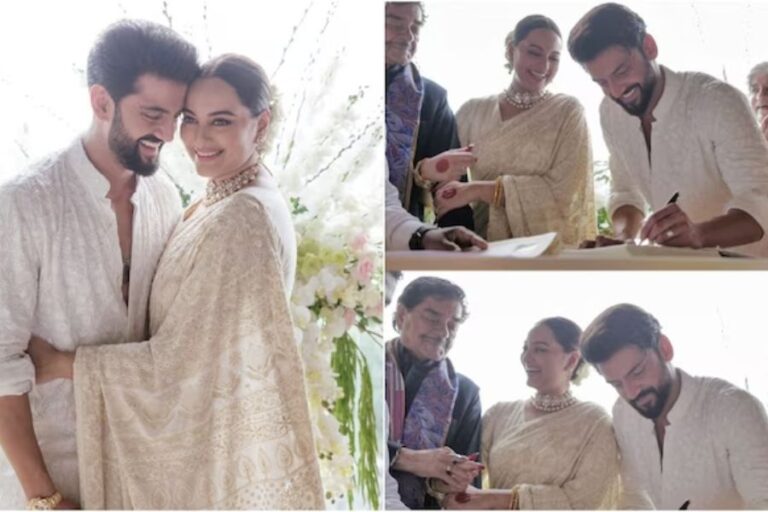 Sonakshi Sinha and Zaheer Iqbal Share Wedding Photos
