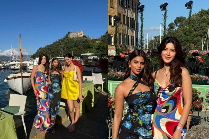 Suhana Khan Stuns in Italy Pics with BFF Shanaya Kapoor