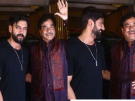 Zaheer Iqbal and Shatrughan Sinha Pose Happily Ahead of Zaheer's Wedding with Sonakshi Sinha