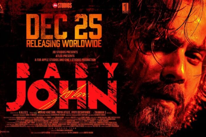 Varun Dhawan Unveils Intense New Look in 'Baby John' Poster