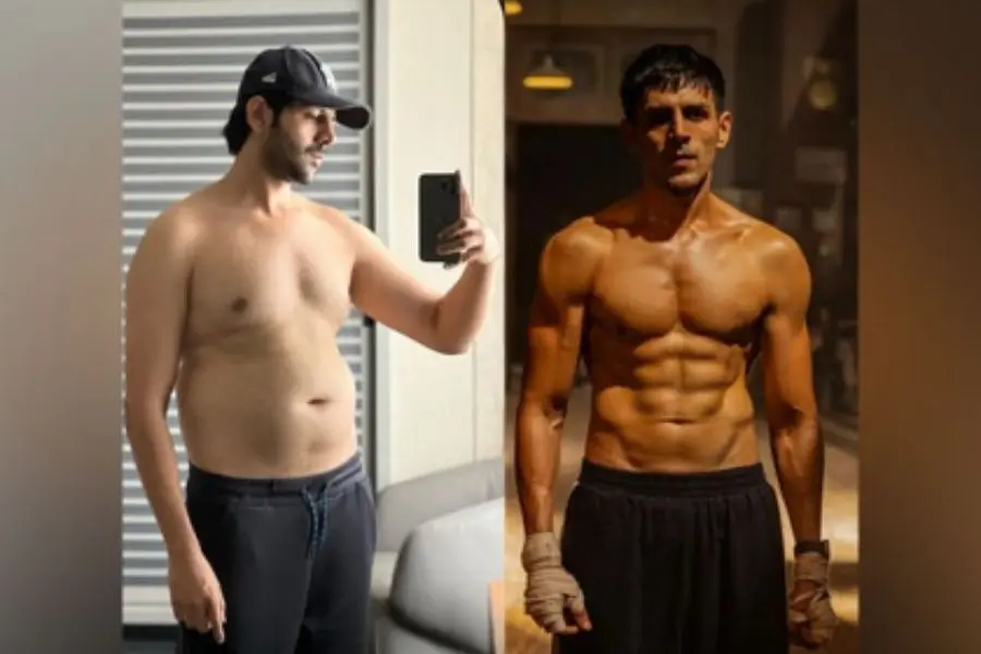 Kartik Aaryan Shares Jaw-Dropping Transformation Pics Ahead of 'Chandu Champion' Release
