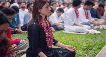 Samantha Ruth Prabhu Shares Serene Meditation Session at Isha Foundation