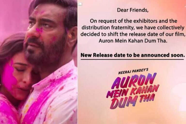 Ajay Devgn, Tabu’s ‘Auron Mein Kahan Dum Tha’ Postponed
