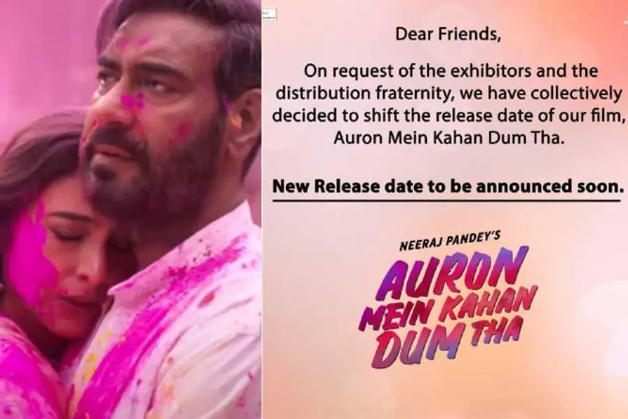 Ajay Devgn, Tabu's 'Auron Mein Kahan Dum Tha' Postponed