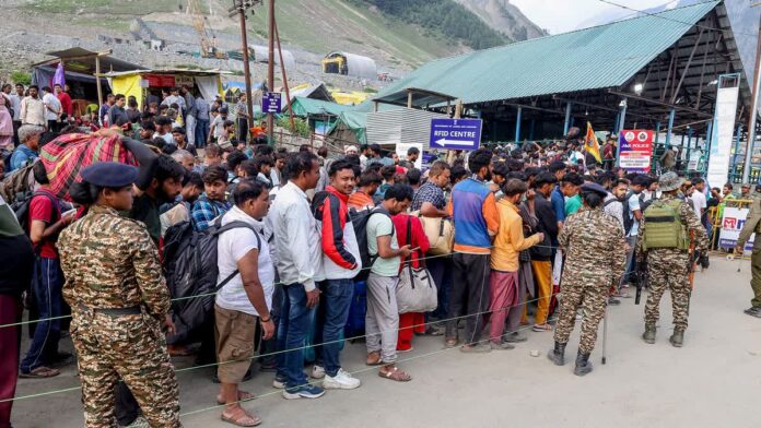 Pilgrims Embarks on Amarnath Yatra Amid Heightened Security