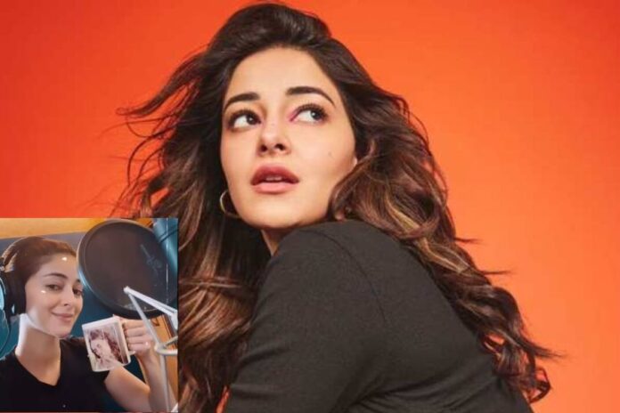 Ananya Panday Teases 'Call Me Bae' Dubbing Session on Instagram