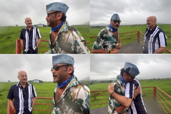 Anupam Kher and Jackie Shroff Enjoy Nature Together, Watch the Video