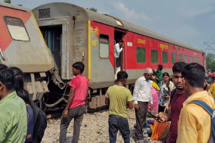 Chandigarh-Dibrugarh Express Derailment: Relief Efforts Underway in Gonda