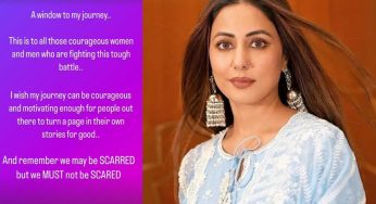 Hina Khan’s Courageous Battle with Breast Cancer: “Scarred, Not Scared”