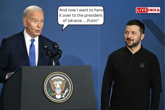 Biden's Gaffes: Calls Zelenskyy 'Putin' and Harris as 'Vice President Trump'