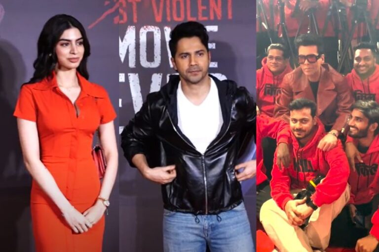 Karan Johar, Khushi Kapoor, and Varun Dhawan Shine at 'Kill' Premiere