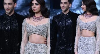 Khushi Kapoor and Vedang Raina Ignite the Ramp at Gaurav Gupta’s Show During ICW 2024