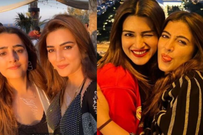 Kriti and Nupur Sanon Share Sibling Goals During Greece Vacation