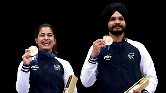 Manu Bhaker Makes History with Double Bronze at Paris Olympics