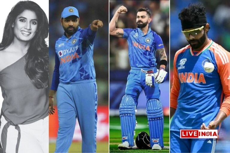 Mithali Raj Pens Emotional Tribute to Rohit, Virat and Jadeja on Their T20I Retirements