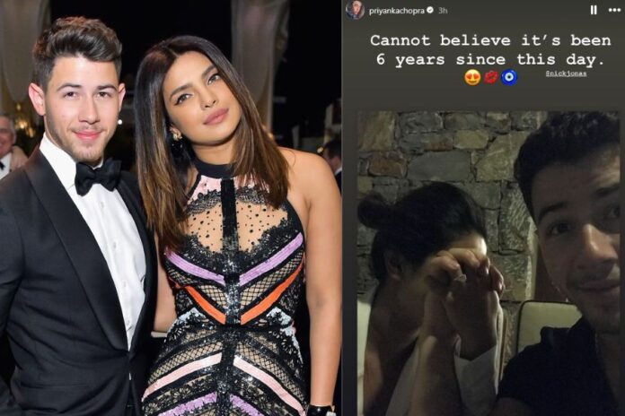 Nick Jonas Celebrates 6th Anniversary of Proposal to Priyanka Chopra