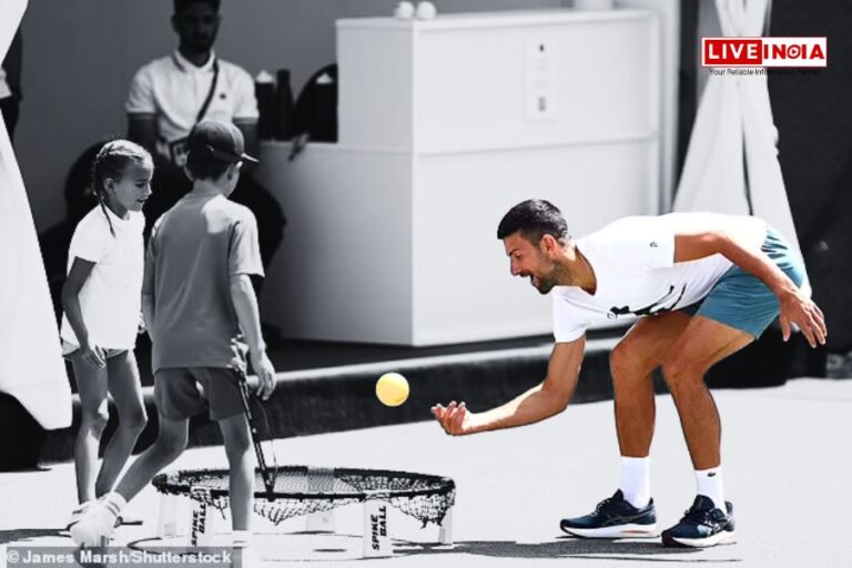 Novak Djokovic Enjoys Family Time Ahead of Wimbledon Semifinal Clash