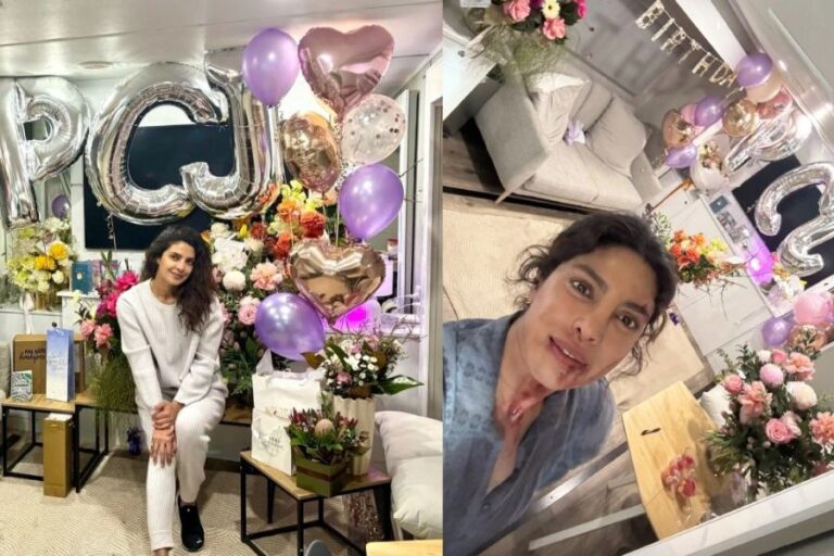 Priyanka Shares ‘Working Birthday’ Glimpse, Thanks Husband Nick Jonas