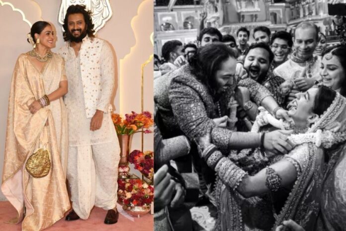 Riteish & Genelia's Sweet Blessings for Anant-Radhika