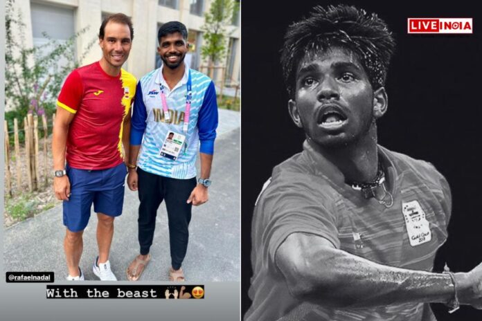 Satwiksairaj Rankireddy's Fanboy Moment with Rafael Nadal