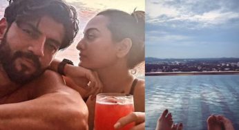 Sonakshi Sinha Shares Romantic Poolside Moments with Zaheer Iqbal