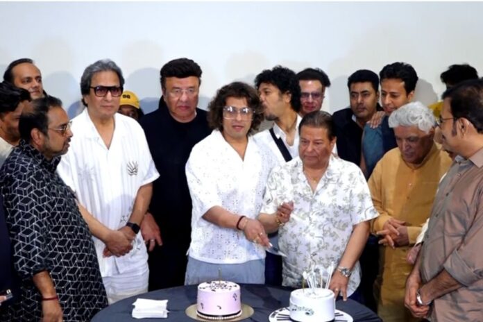 Sonu Nigam's Star-Studded Birthday Bash: Celebrating with Javed Akhtar and Music Industry Legends