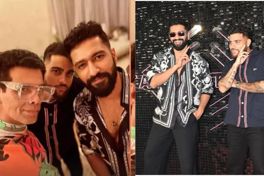Karan Johar Drops Selfie with Vicky Kaushal, Karan Aujla: "Tauba Tauba in the House"
