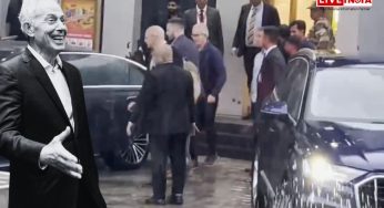 Tony Blair arrives for Anant Ambani and Radhika Merchant’s Wedding