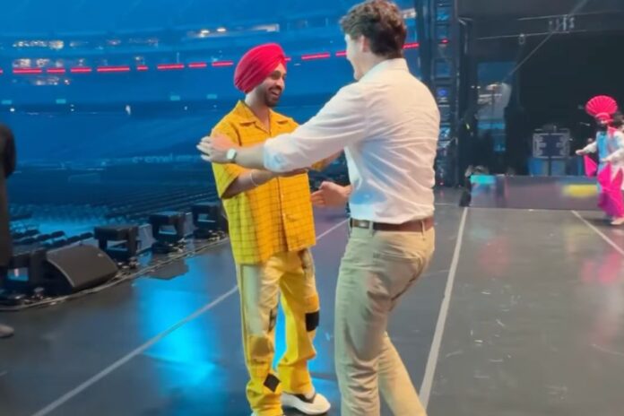 Diljit Dosanjh Welcomes Justin Trudeau On Stage at Toronto Concert