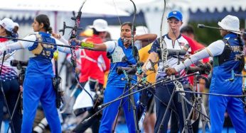 Indian Women’s Archery Team Secures Quarterfinal Spot at Paris Olympics