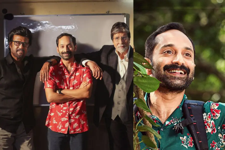 Fahadh Faasil Celebrates Birthday with Rajinikanth and Amitabh Bachchan on Vettaiyan Set