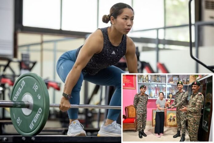 Indian Army Honors Mirabai Chanu for Stellar Performance at Paris Olympics