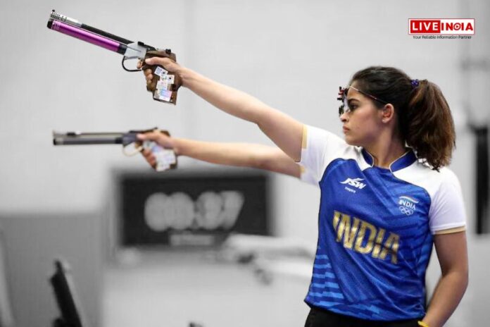 Manu Bhaker's Close Finish in Women's 25m Pistol at Paris Olympics